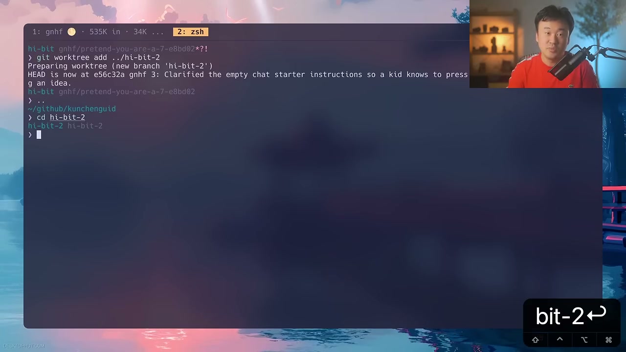 Video frame: Parallel work without folder debt